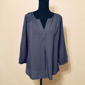 Navy blouse